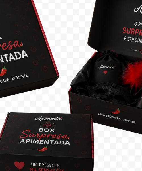 Box Surpresa Apimentada da Apimentei une praticidade, mistério e experiências para casais